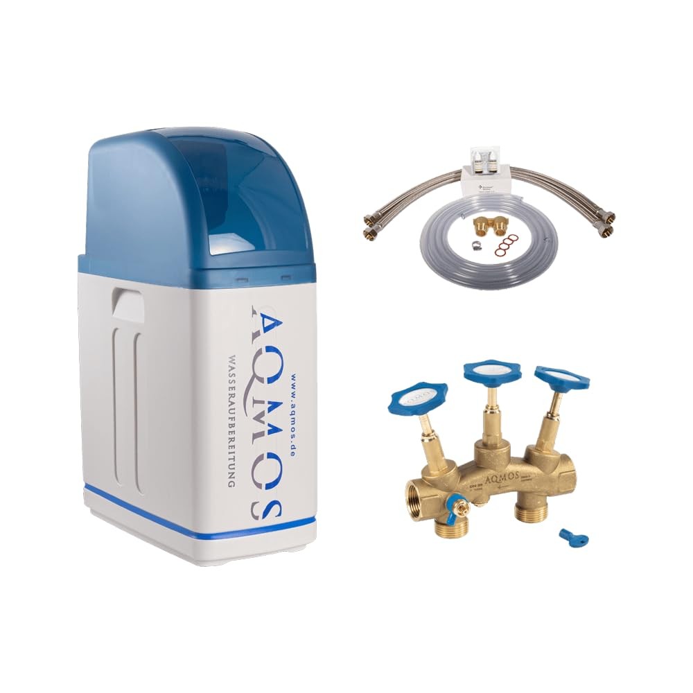 Aqmos R2D2-32 - Impianto di addolcimento dell'acqua con set di (H2o)