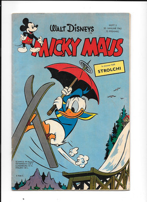 Micky Maus 1962  Nr.3 Ehapa Verlag Z 2