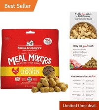 Freeze Dried Raw Chicken Dog Food Topper 8 oz Grain Free for All Breeds 73.98 per pound
