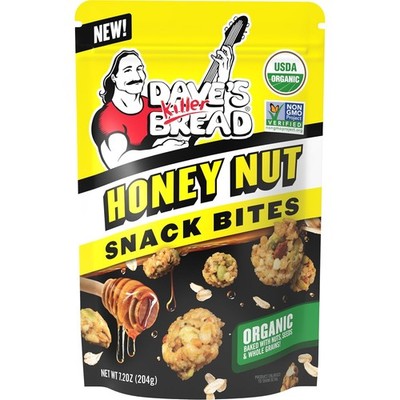 Dave's Killer Bread Bites Granola Honey Oat Organic 7.2 oz (Pack of 2)
