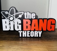 The Big Bang theory 3D Logo Sign Self Standin...