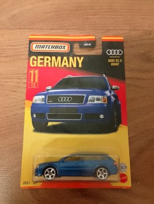 Matchbox Audi RS6 Avant blau LongCard, OVP,  Spielzeugauto