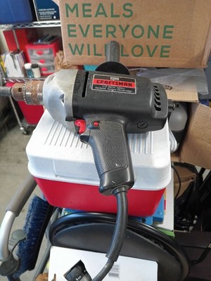 Vintage Sears Craftsman 3/8 Inch Variable Speed Reversible Drill Tested