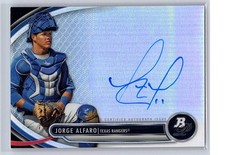 2013 Bowman Platinum Jorge Alfaro Auto BPAP-JA Autograph