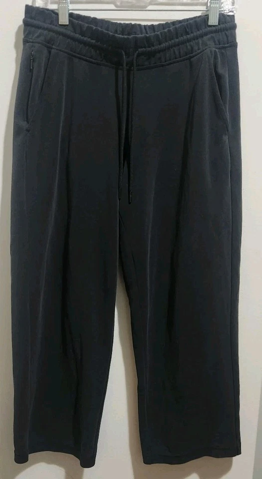 Athleta Seasoft 中腰直筒裤黑色超柔软旅行裤! M — 第 4/4 张图片