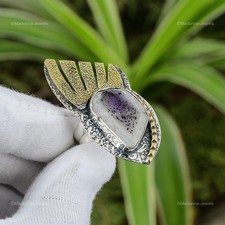Sisters Day Deal Super 23 Amethyst Gemstone Sterling Silver Promise Ring Jewelry