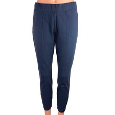 Old Navy Womens Blue Pull On Elastic Waist Activewear Ankle Trouser Pant Size M