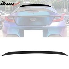 Fits 22-26 Toyota GR86/Subaru BRZ IKON Style Gloss Black Rear Roof Spoiler ABS