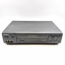 Tested Sony SLV-N500 4-Head Hi-Fi Stereo VHS VCR Recorder (NO REMOTE)