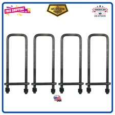 Buyers Products UB623516 16 Inch Square Bend U-Bolt Kit, 4 Complete Kits