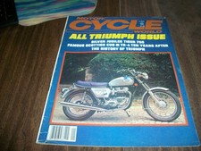 Motor Cycle World Jan '78 All Triumph Issue Tiger 750 Bonneville Silver Jubilee