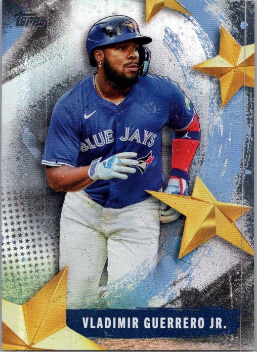 Vladimir Guerrero Jr. #SMLB-7 Baseball Cards 2025 Topps Stars of MLB trading card — raw and PSA graded price guide