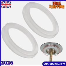 Silicone For Ring Gasket Set of 2 for Bathtub Sink Up Drain Seal Repair