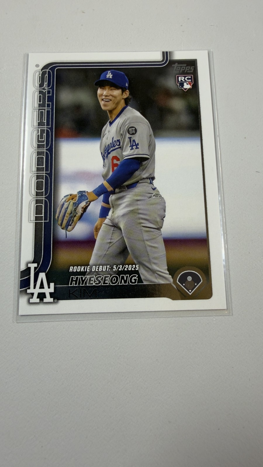 Hyeseong Kim 2025 Topps Update #US312 Rookie Los Angeles Dodgers