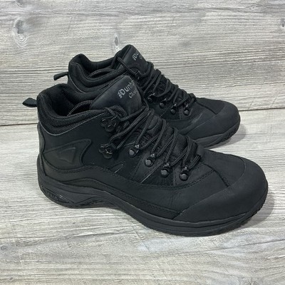 Dunham Mens DH Cloud WATERPROOF Black Leather Mid Boots DHCLOUD Size 8.5 2E