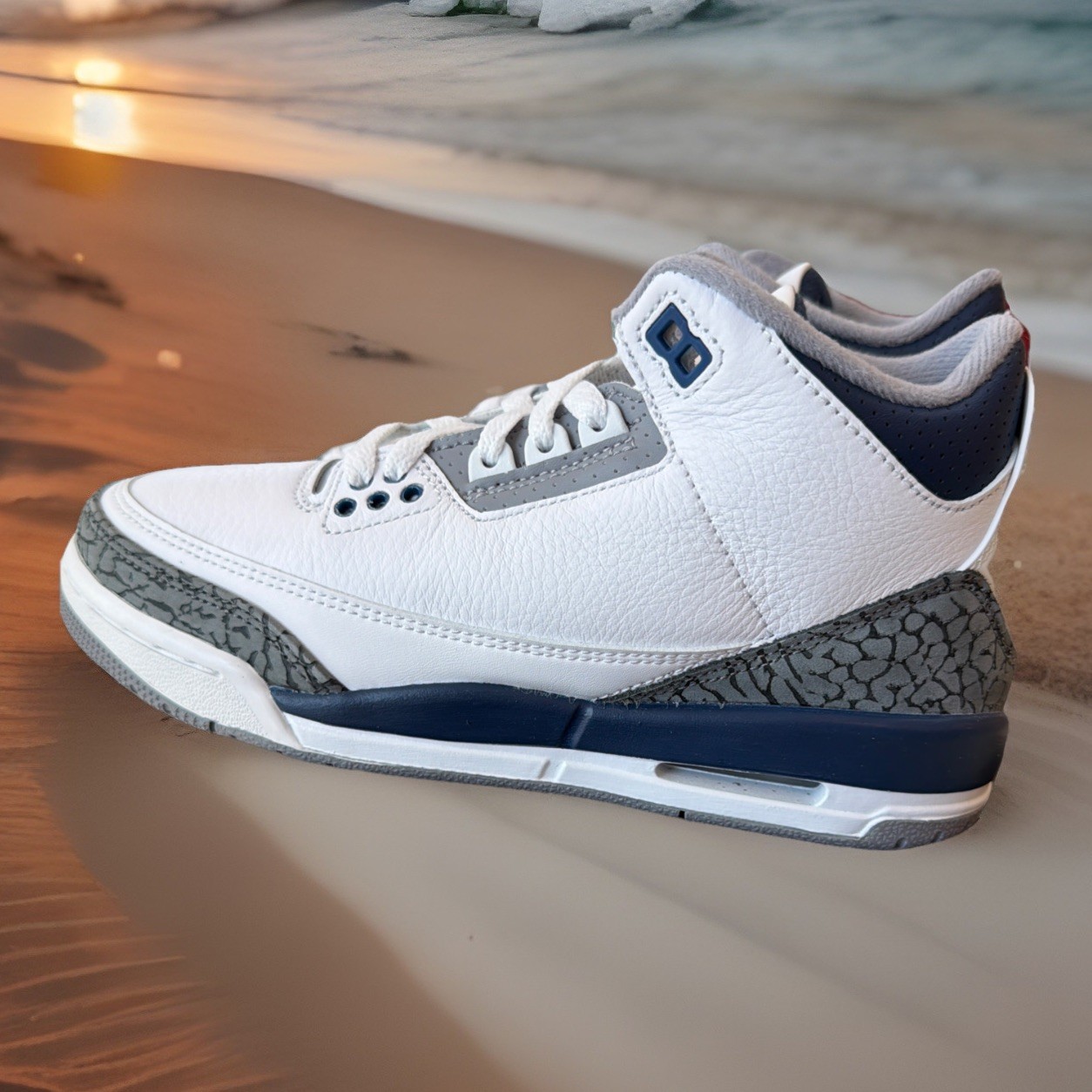 Jordan 3 Retro Midnight Navy GS - Size 5Y DM0967-140