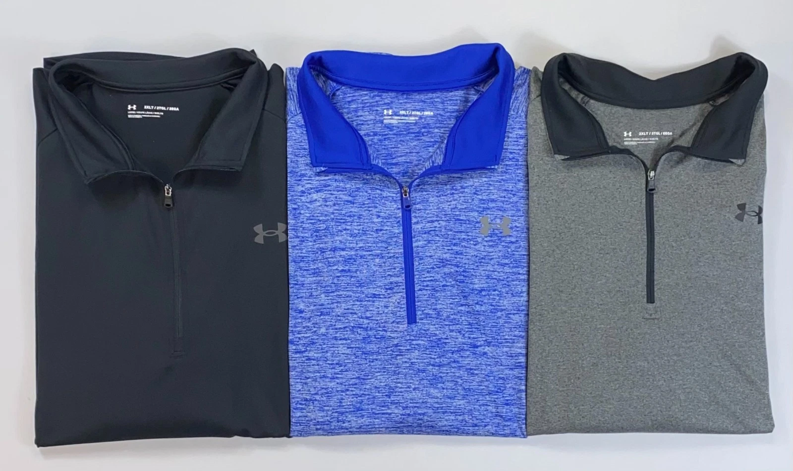 Men's Under Armour Big & Tall Loose Fit Tech 2.0 1/2 Zip Long Sleeve Shirt