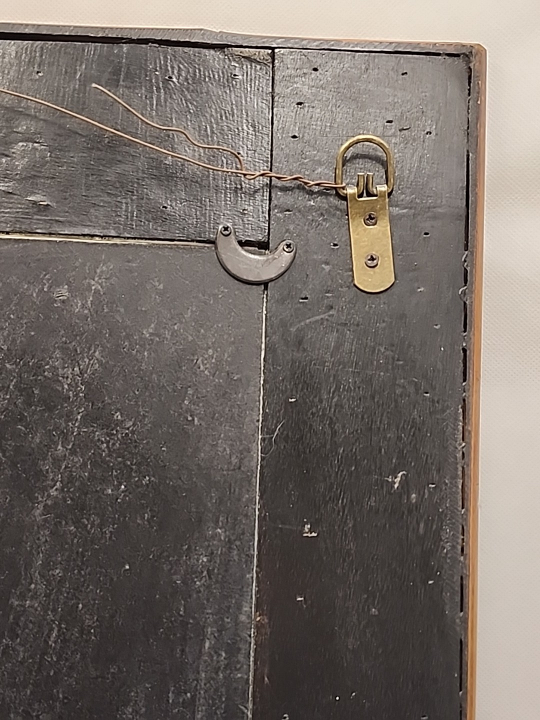 Vintage MCM Bamboo Wall Mirror 24"x20" Large. Asian Rustic Decor.