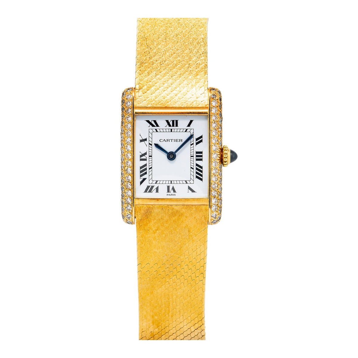 Rolex BVLGARI LUOIS VUITTON Cartier 288本 Cartier Tank Louis Paris 7808 RARE Factory Diamond 18k Gold Women