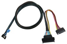 MCIO 38 Pin PCIe Gen 5 to U.2 SFF-8639 Cable 100cm