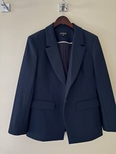 NWOT J Crew Carreman blazer jacket dark blue 8 petite 8P