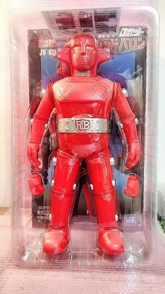 Figura Juguete 60cm Super Robot Rojo Barón Amapola Jumbo JV03 Softvi Vinilo Suave Foto 3 de 4