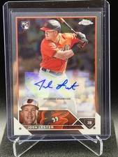 Josh Lester 2023 Topps Chrome Rookie Autograph #AC-JLE (RC) - Baltimore Orioles
