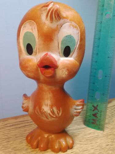 LITTLE PRETTY TWEETY RUBBER TOY DOLL JUGOPLASTIKA 1960's rare  LOONEY TUNES - Picture 1 of 9