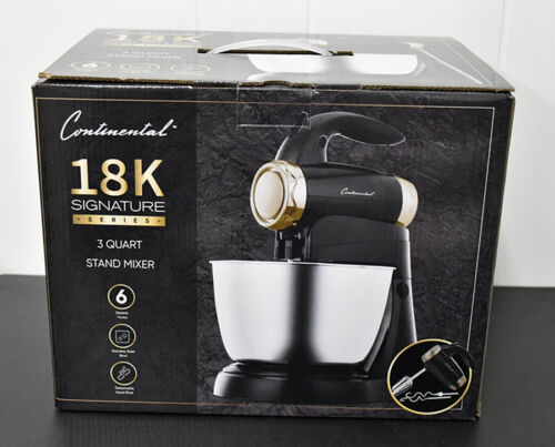 Continental 18K Signature Series Stand Mixer 3 quart detachable 6 speeds + turbo - Picture 1 of 5