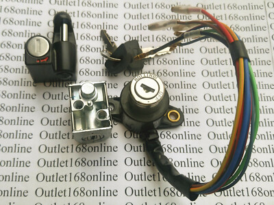Honda Cub C70 C50 LG C50LA C90 C90M Lock SET Steering Main Switch Helmet Holder