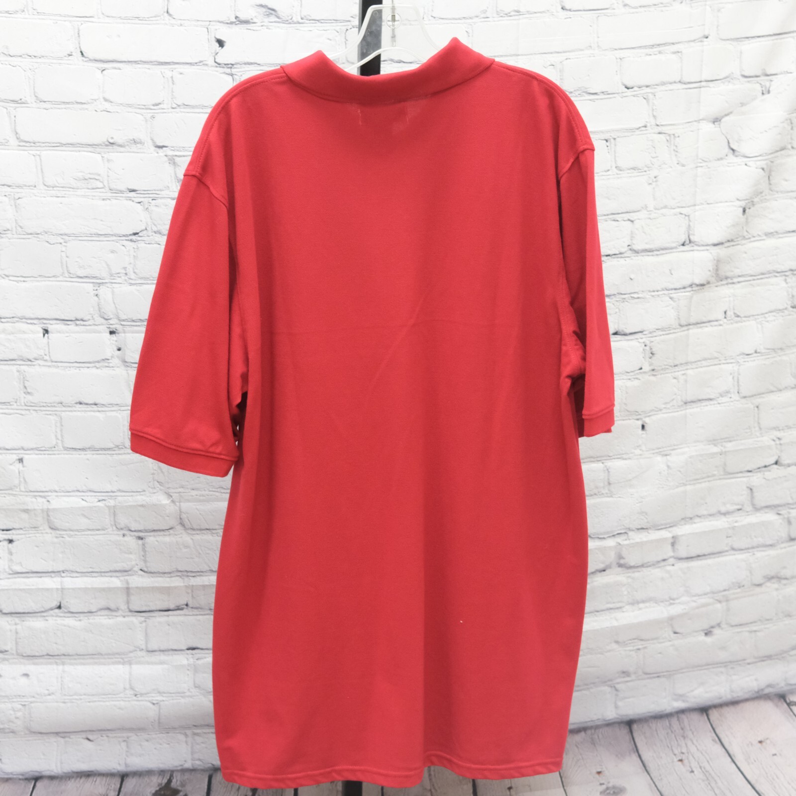 LA Gate Collection Polo Men's 2XL Solid RED Color NWT Polo shirt