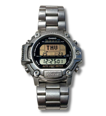 CASIO PROTREK PRT-300 Quartz Twin Sensor alti-thermo Blue light Watch Japan BNB