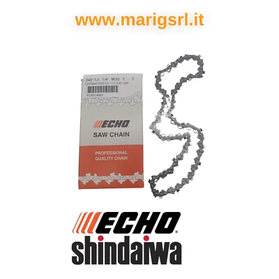 catena originale ECHO per barra motosega da 20 cm 1/4" spessore 1,1 52 maglie