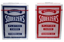 2 Deck Red Blue Bicycle Pit Bull Dog Squeezers Back Poker Playing Cards Bourre