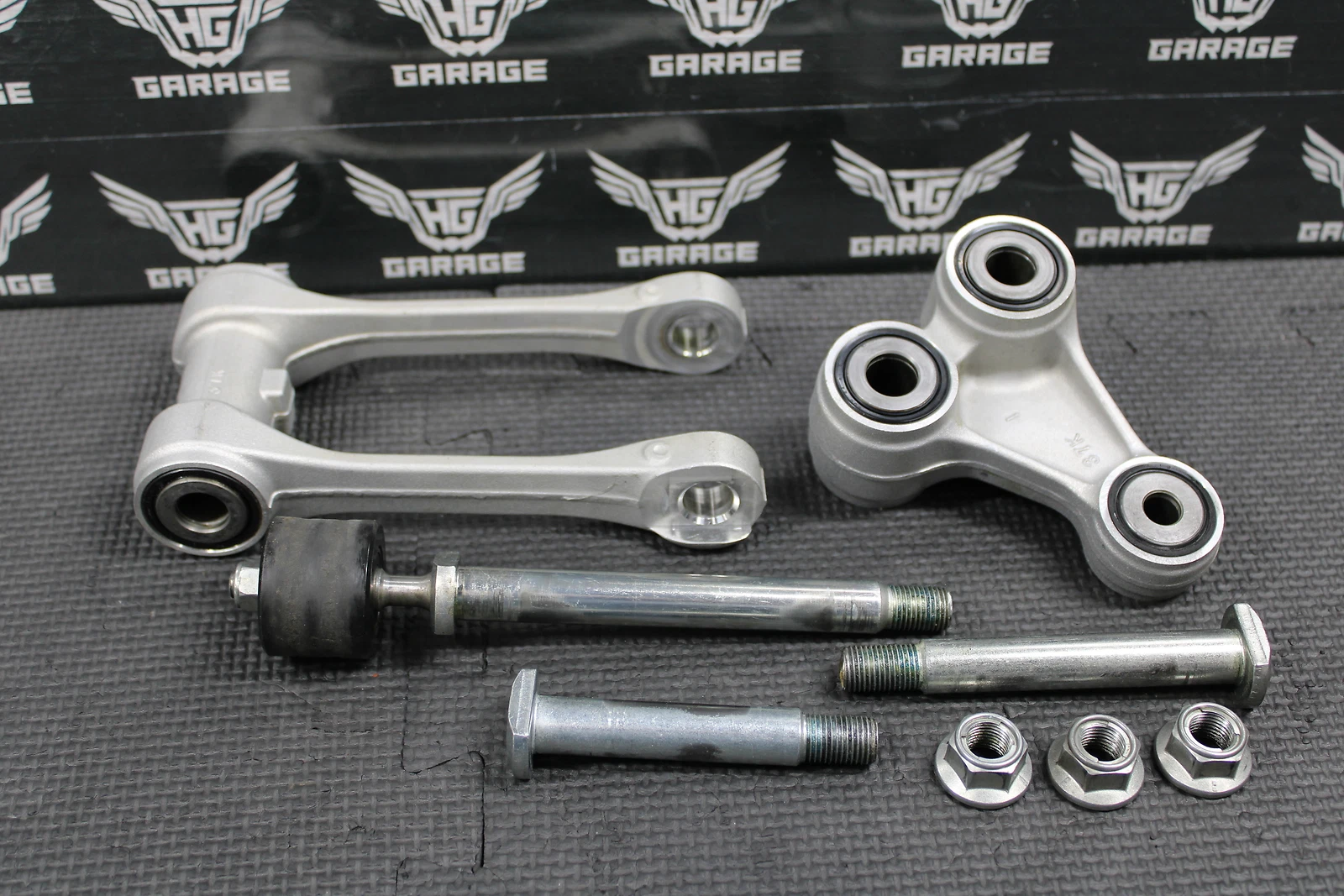 2018 18-20 SUZUKI RMZ450 OEM REAR SHOCK SWINGARM LINKAGE LINKS CUSHION MINT!