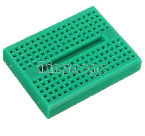 2PCS Solderless Prototype Mini Green 170 Tie-points Breadboard for Arduino