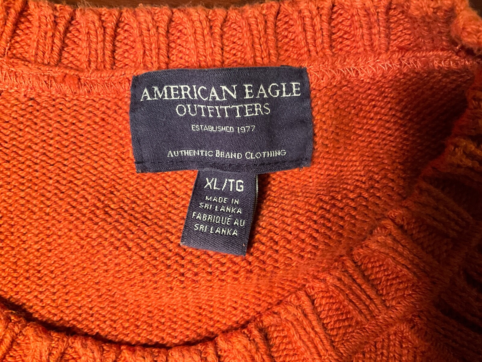 Vintage Rare American Eagle Outfitters Sweater XL image 3