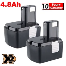 2PACK For Hitachi EB1414S 14.4V Battery EB1412S BCL1830 EB14B EB14S 4800mAh US