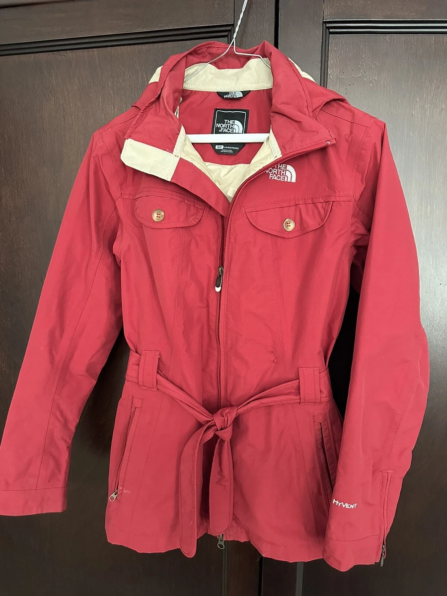 North face belted rain best sale jacket