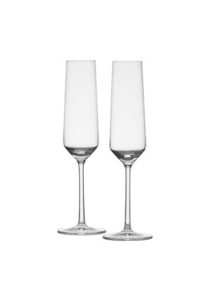  NEW  SCHOTT ZWIESEL Tritan Pure Champagne, Sparkling Wine Glass, Set of 2