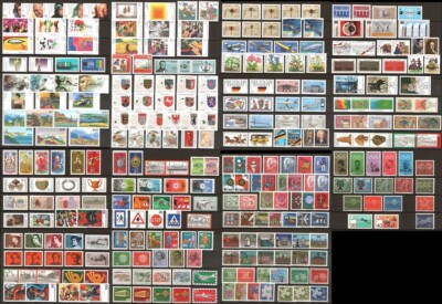 6007) West Germany Fantastic Lot MNH, all sets are complete, Inventary Lot, 287