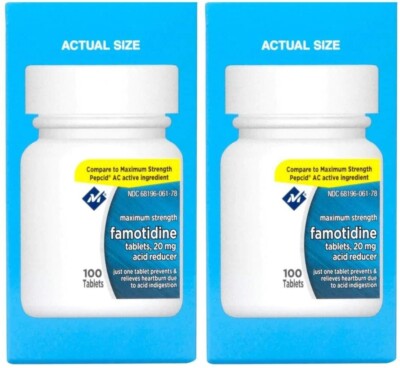  Acid-Pep Famotidine 20mg, Lot of 400, 300,200 or 100-pick Yours Today
