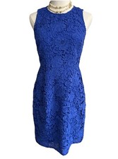 J. Crew Guipure Lace Dress Cocktail Pencil Sleeveless sheath Formal Dresses