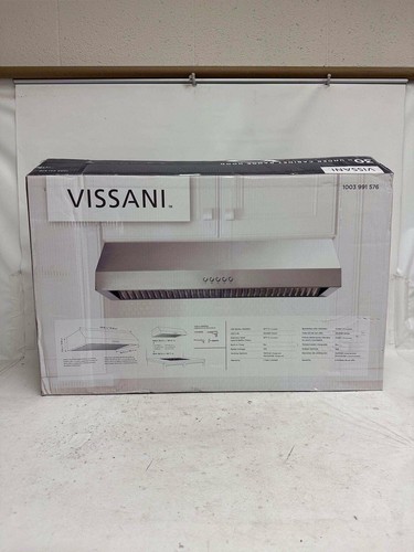 Vissani 30 in. W Under Cabinet Range Hood in Stainless Steel (QR272S). - Picture 2 of 8