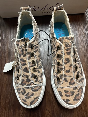 blowfish play sneaker leopard