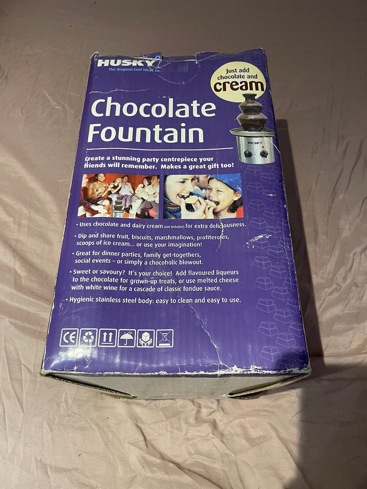 HUSKY Stainless steel Chocolate Fountain Machine eBay