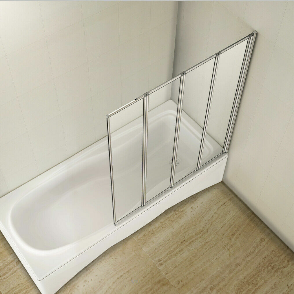 AICA 1/2/4/5 Fold Folding Pivot Shower Bath Screen Glass Door Panel ...