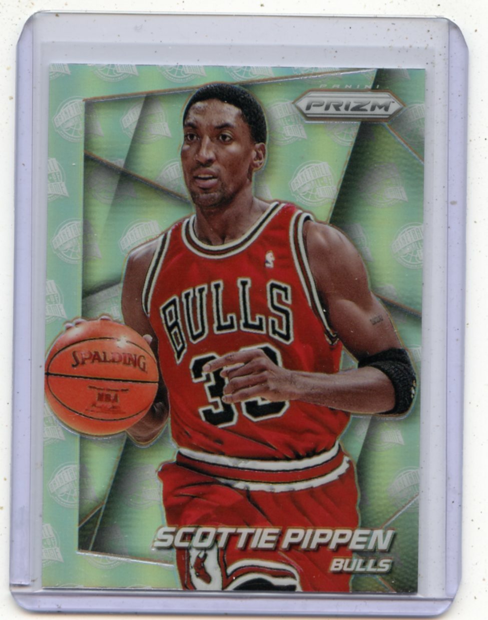 2014-15 PANINI PRIZM #27 SCOTTIE PIPPEN "SILVER PRIZM", CHICAGO BULLS, 072720