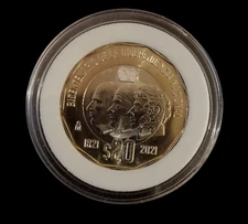  MEXICO 20 PESOS COIN MONEDAS 2021 BICENTENARIO INDEPENDENCIA NACIONAL 