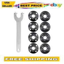 Angle Grinder Nuts & Wrench Set 5/8-11 Lock Nuts Compatible with Grinders-9pcs
